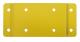 Plaque de fixation murale - jaune colza - RAL 1021,image 1