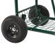 Chariot de voirie Mobisac - roues pneumatiques - 110l - vert mousse - RAL 6005,image 6