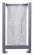 Corbeille vigipirate sur pied Arkea sans chapeau - 60l - gris métal - RAL 9006,image 2