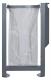 Corbeille vigipirate sur pied / cendrier Arkea sans chapeau - 60l/3l - gris métal - RAL 9006,image 2