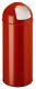 Poubelle Push avec couvercle à trappe - 45l - rouge signalisation - RAL 3020,image 1