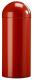 Poubelle Push avec couvercle à trappe - 45l - rouge signalisation - RAL 3020,image 3