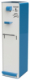 Borne de désinfection des mains à pédale et poignée Cubagel - 5l - blanc signalisation - RAL 9016 / bleu ciel - RAL 5015,image 1
