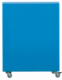 Borne de tri sélectif Cubatri à roulettes, sans serrure - papier - 90l - blanc / bleu ciel - RAL 5015,image 3