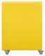 Borne de tri sélectif Cubatri à roulettes, sans serrure - plastique - 90l - gris manganèse / jaune colza - RAL 1021,image 3