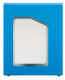 Borne de tri sélectif Cubatri Vigipirate, sans serrure - papier - 90l - blanc / bleu ciel - RAL 5015,image 3