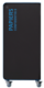Borne de tri sélectif Cubatri à roulettes, avec serrure - papiers confidentiels - 90l - gris manganèse / bleu ciel - RAL 5015,image 2