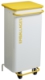 Poubelle de tri mobile Nomade - emballages - 110l - blanc / jaune colza - RAL 1021,image 1