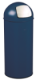 Poubelle Push avec couvercle à trappe - 45l - bleu figuerolles mat - RAL 5001,image 1