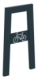 Appui-vélos à sceller Cyclo - rectangle -  acier - anthracite mat - RAL 7016,image 1