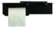 Porte-rouleau papier hygiénique Epure, avec tablette - métal - gris manganèse,image 2