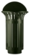 Corbeille à poser Tulipe, avec totem - 2x60l - vert olive - RAL 6003,image 3