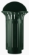 Corbeille à poser Tulipe, avec totem - 2x60l - vert mousse - RAL 6005,image 3