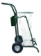 Chariot de voirie Mobisac - sans couvercle - roues pneumatiques - 110l - vert mousse - RAL 6005,image 3