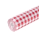 Nappe en papier damassé, rouleau de 6x1,18m, coloris rouge motif Vichy,image 1