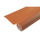 Nappe en papier gaufré Toile de lin, rouleau de 6x1,18m, coloris orange,image 1